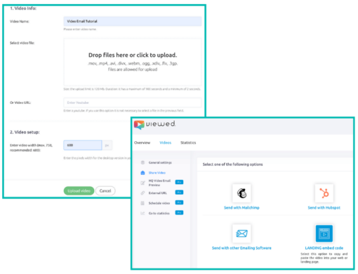 Upload your video to Viewed