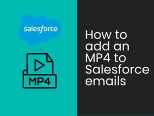 How to add an MP4 to Salesfrorce Marketing Cloud emails